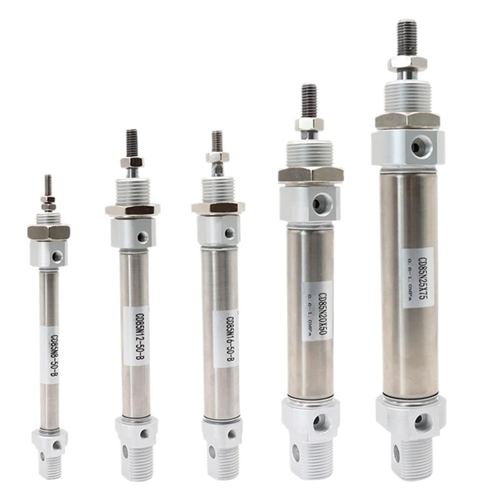 Vérin pneumatique C85N16 course 125mm pour automatisation CD85N