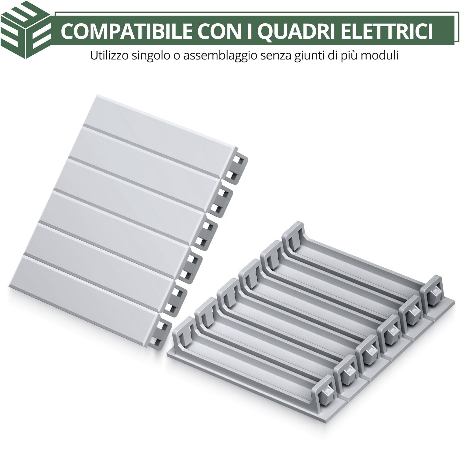 EYPINS Quadro Elettrico Esterno 12 Moduli e Coperture Modulari