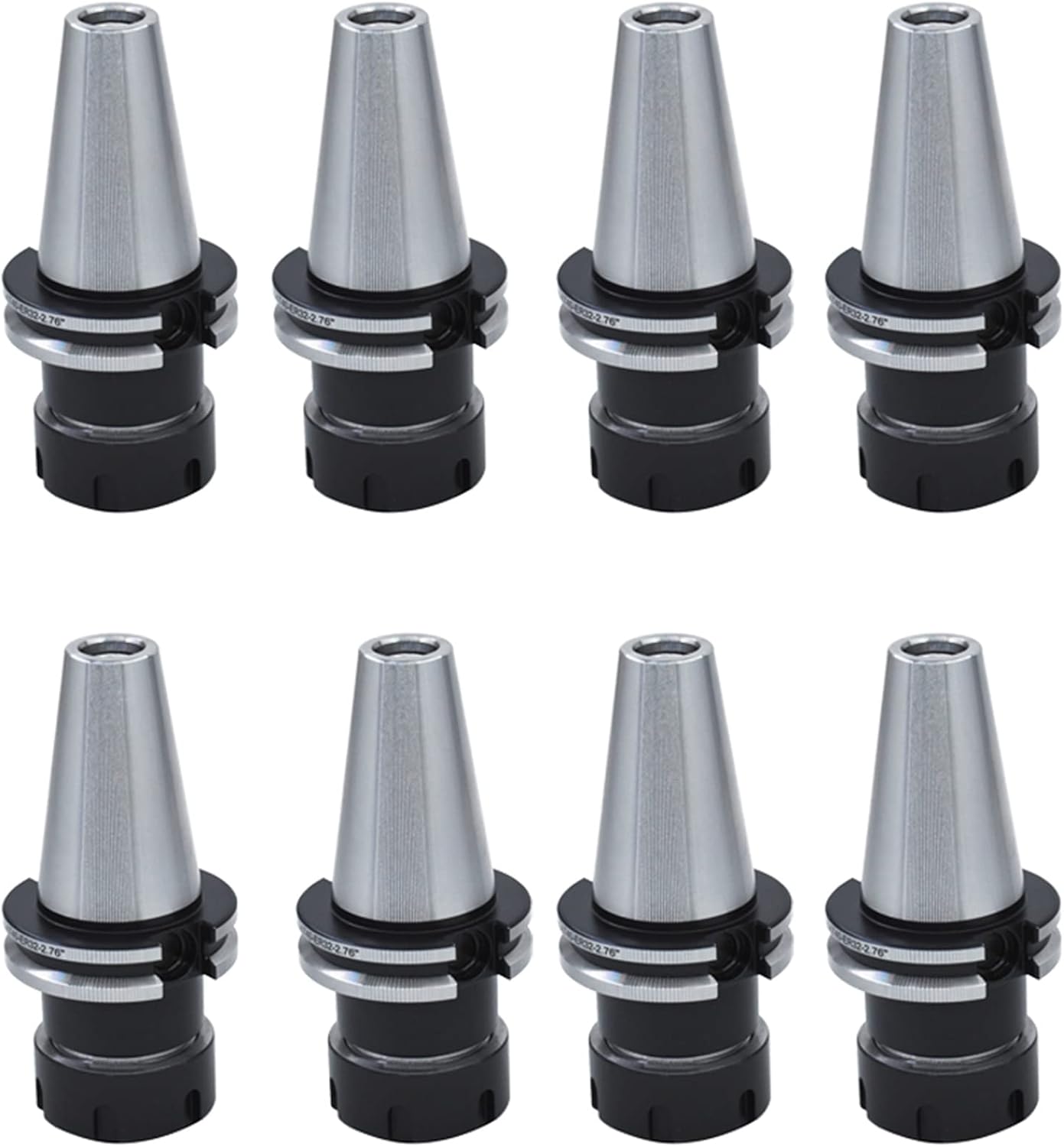 8 Piece Collet 40-ER32-2.76-Inch Tool Handle Collet Suitable for CNC Engraving Machine Milling Machine