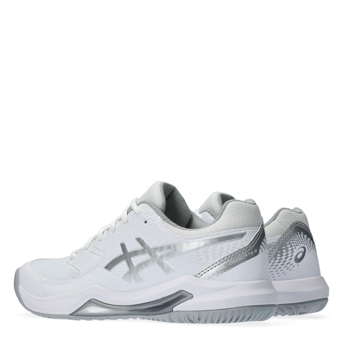 ASICS Dedicate 8 Donna Tennisschuhe Weiß Silber