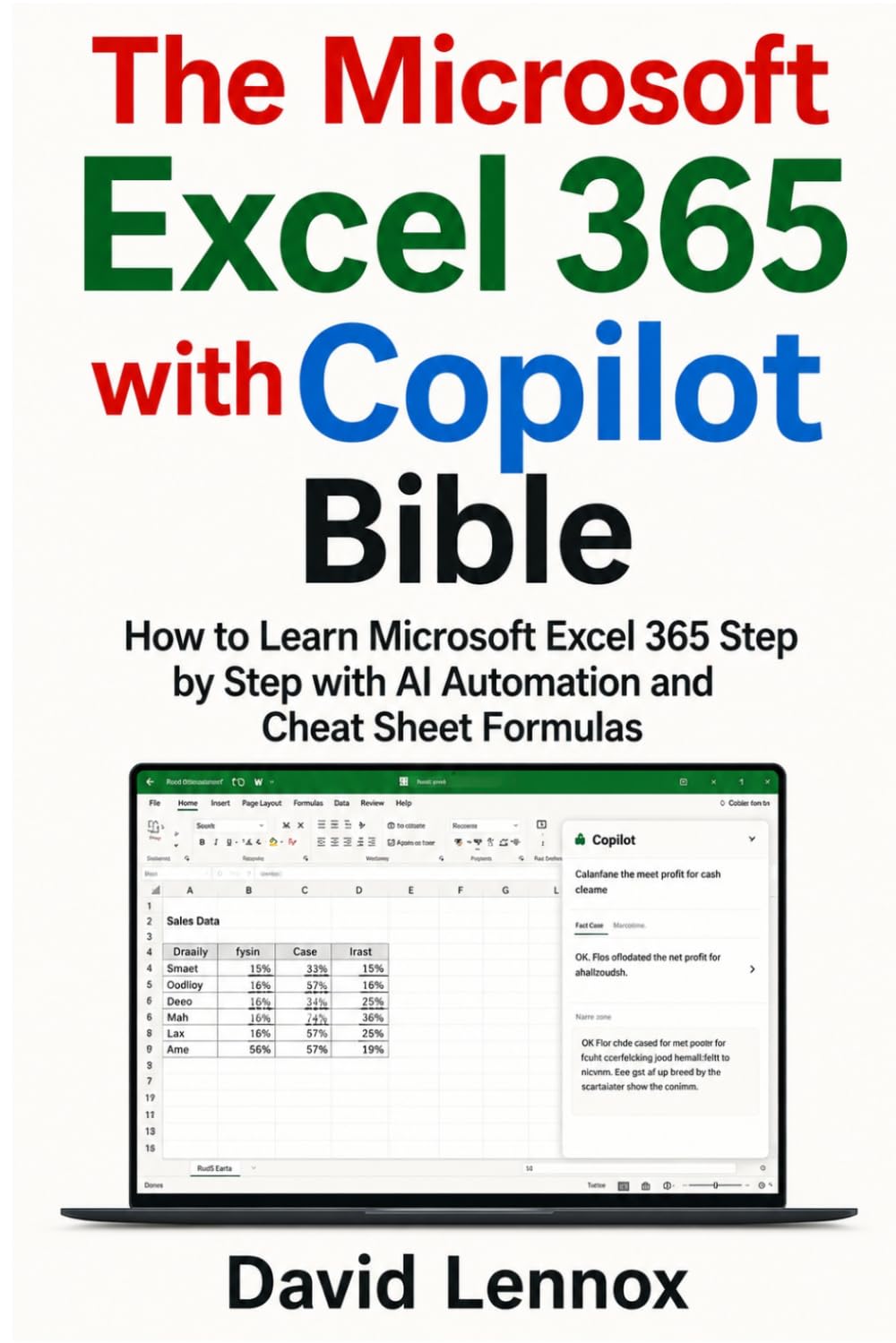 The Microsoft Excel 365 with Copilot Bible: How to Learn Microsoft Excel 365 Step by Step with AI Automation and Cheat Sheet Formulas (Excel Copilot ... Control, and Judgment in Modern Spreadsheets)