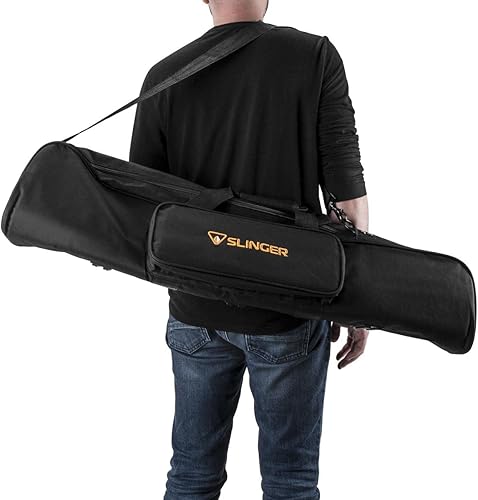 Miniatura 7 de SLINGER Funda de trípode acolchada de lujo de 35" (negro)