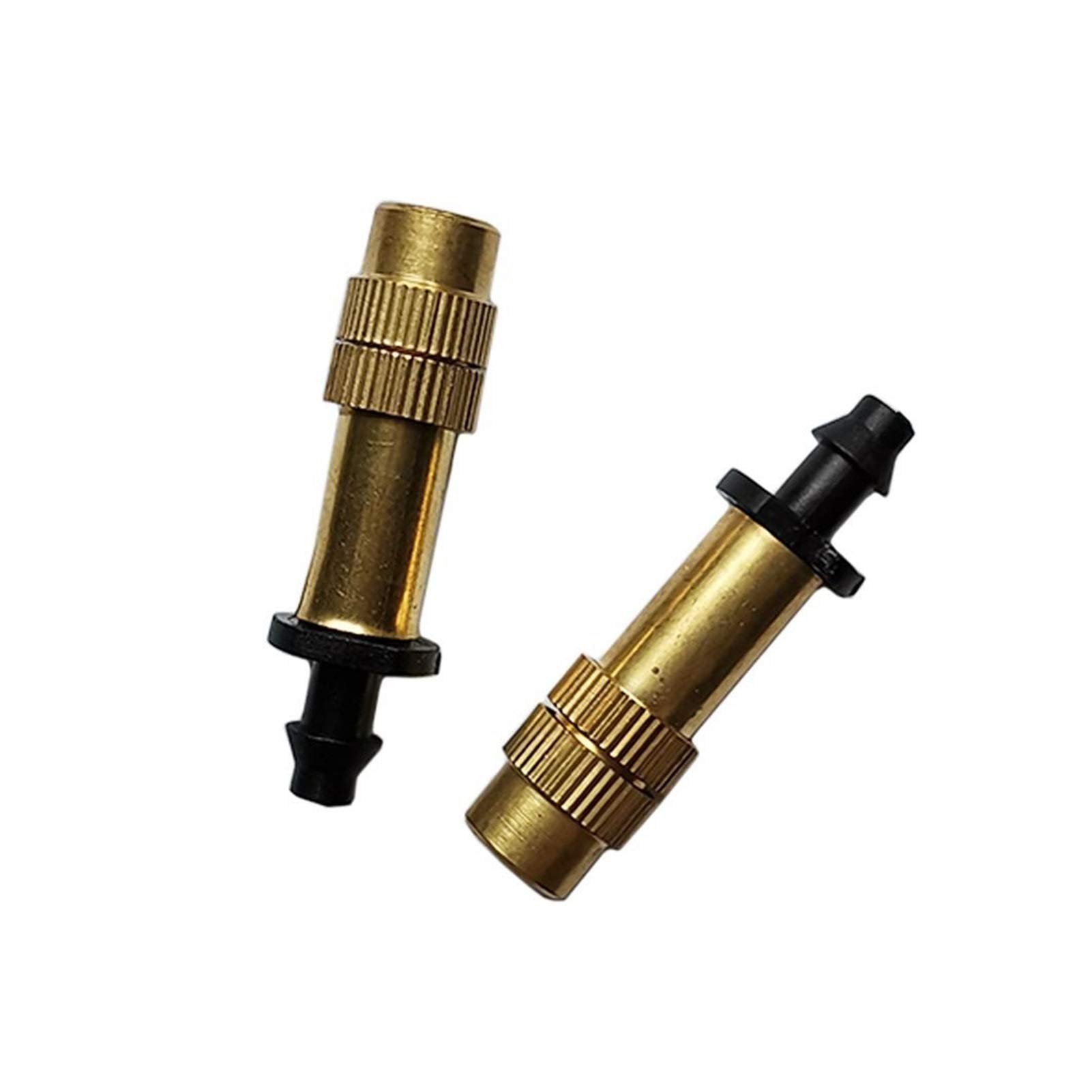 50 gocciolatori per irrigazione Regolabili, ugelli nebulizzatori per Acqua, per Giardino, Serra, Sistema di irrigazione agricola, spruzzatori a nebulizzazione, ugelli in Rame