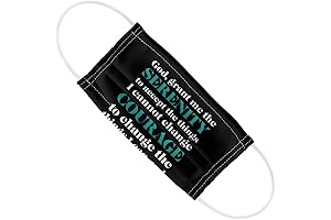 Popfunk Serenity Prayer Courage Wisdom Christian Mask for Adults