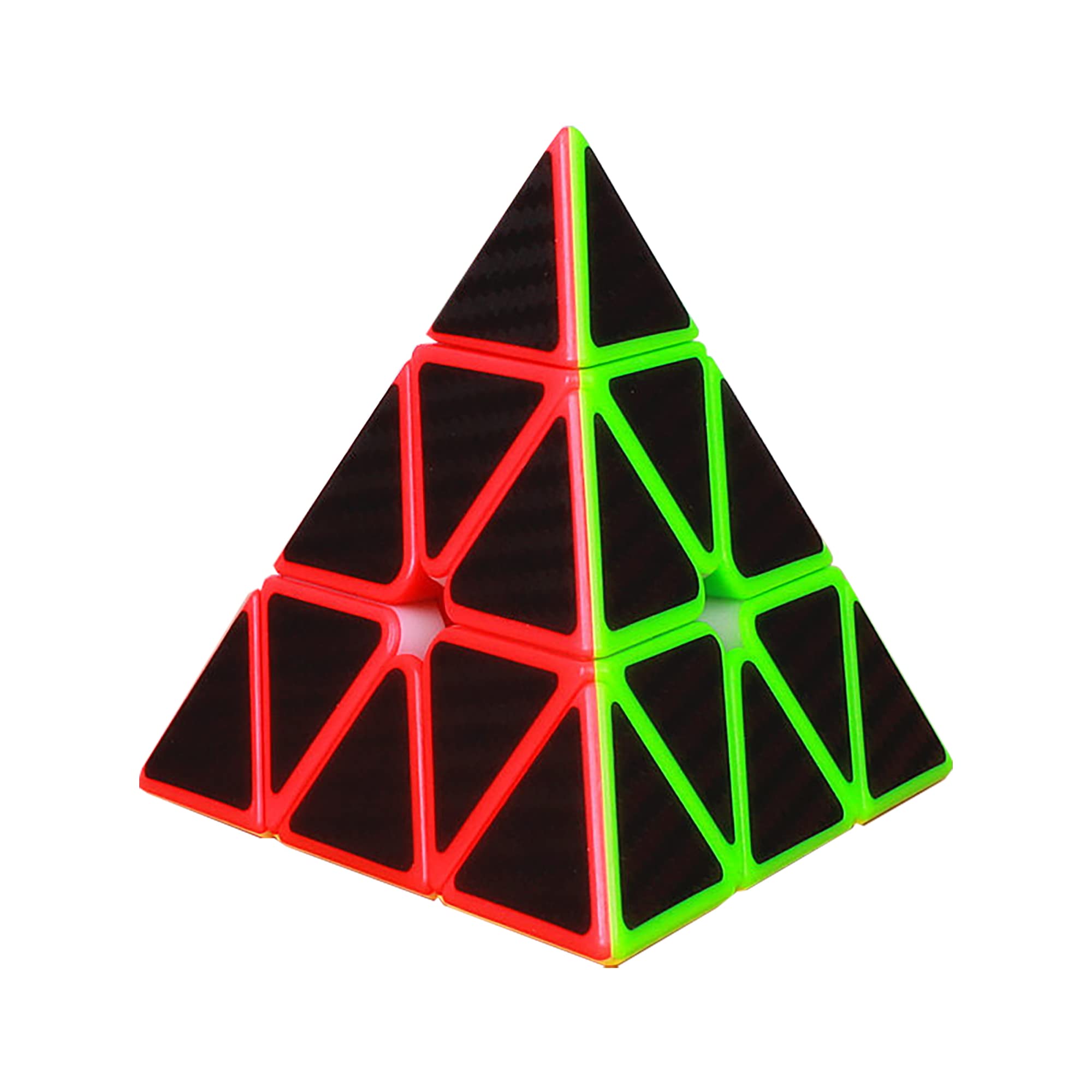 MAGIC SELECT Meilong Moyu 3x3 Triangle Cube Cubing Classroom Carbon Fiber Non-Slip with Faster, Easier and Smooth Spin, 3D Puzzle, Beginners and Professionals