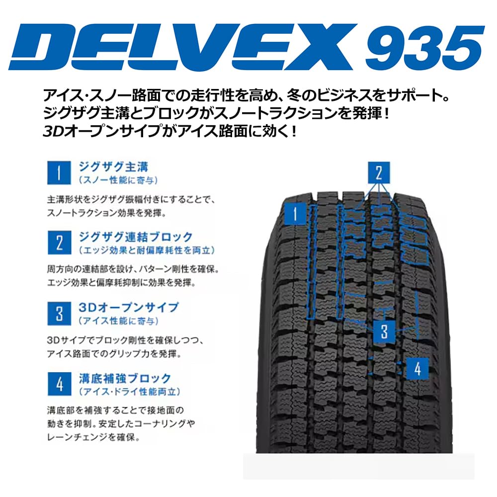 Amazon.co.jp: トーヨータイヤ(Toyo Tires) デルベックス 935