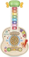 LeapFrog Strum & Count Wooden Guitar - Educational Musical Toddler Toy for Colors, Numbers & Music (18+ Months)