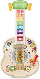 LeapFrog Strum and Count Wooden Guitar, Musical Toddler Toy