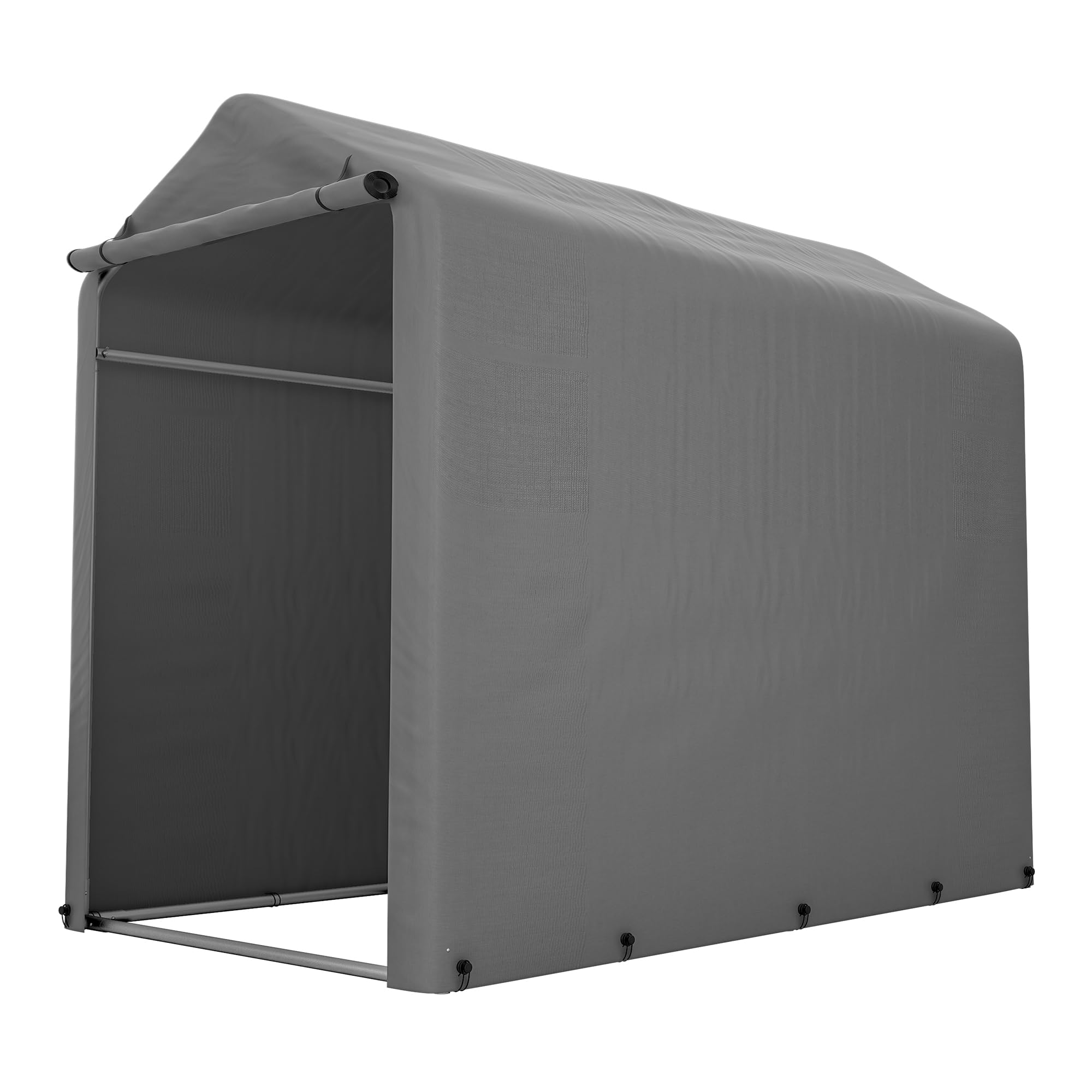 Ball & Cast Fahrradgarage mit PE-Plane und Stahlgestell, wetterfest | Robuste Motorradgarage mit Wetter- und UV-schutz. Einfache Montage. Für Garten und Hof, 100×187×160 cm