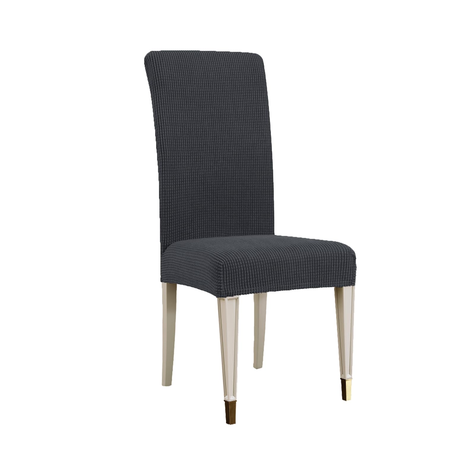 GEPAS Chair Covers for Dining Room Velvet Dining Chair Slipcovers Stretch Parson Chair Protector