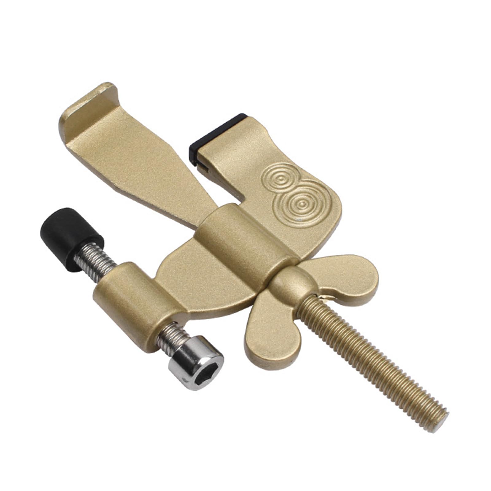 Hogtnd Gold Portable Hotel Door Lock, Travel Theft Door Stop, Locks, Easy To Install Zinc Alloy Locks, Buckle Locks