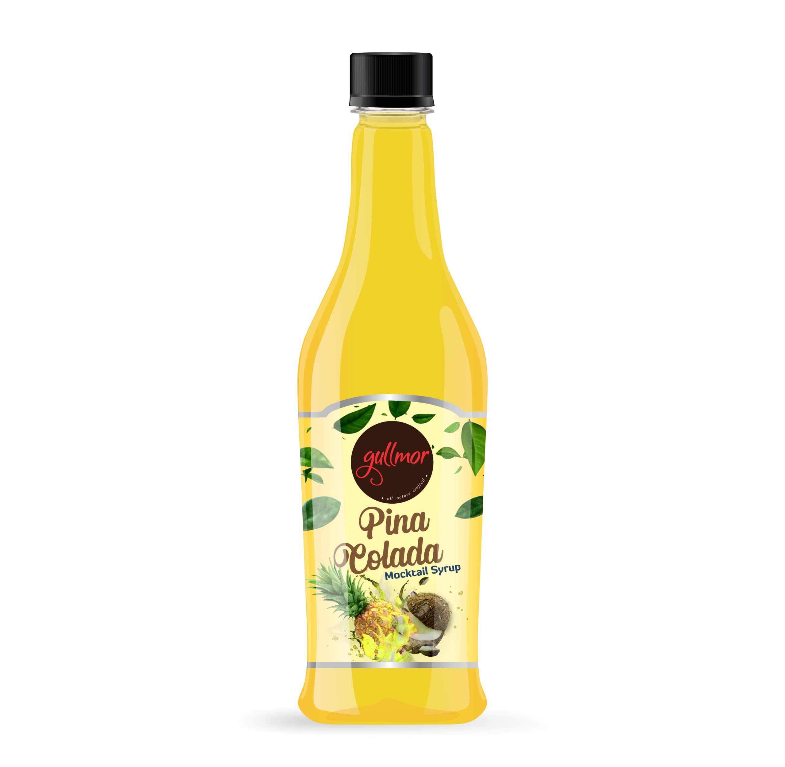 Gullmor Pina Colada Mocktail Syrup 750ml For Cocktail, Mocktail, Juices, Drinks & beverages like bar