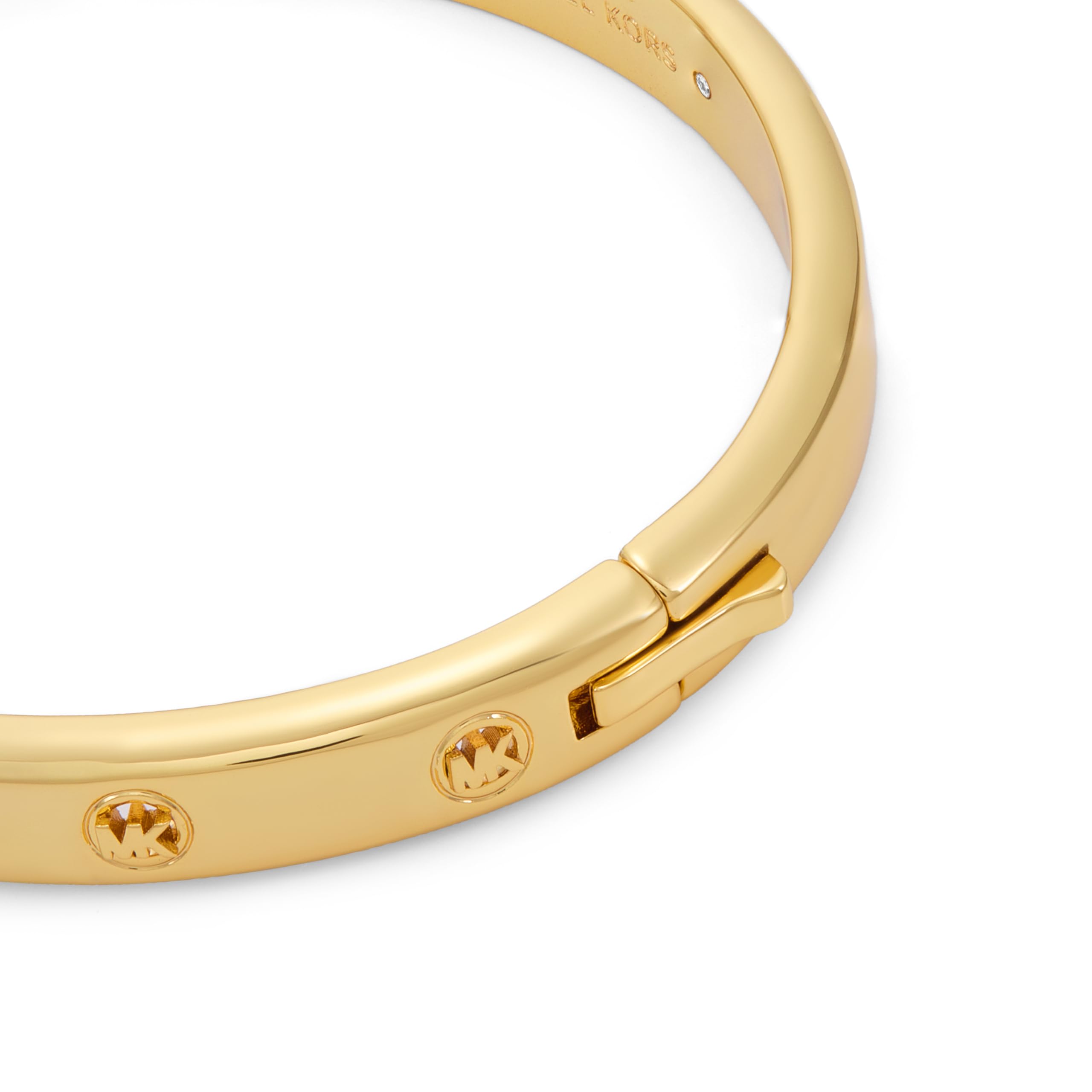 Michael Kors Damen Armband aus Messing mit Druckknopfverschluss