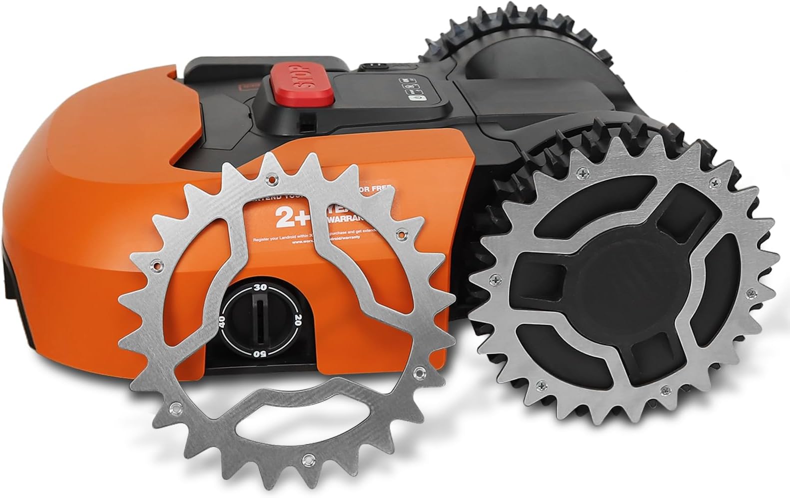 ZiStarlilife Edelstahl Spikes Für Mähroboter - Bessere Traktion Für Deinen Rasenmäher-Roboter