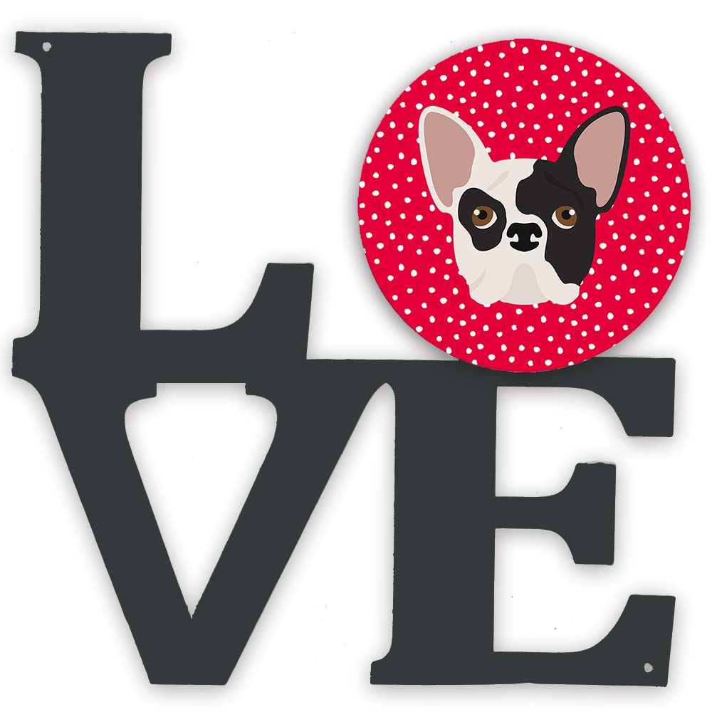 Amazon.com: Caroline's Treasures CK5200WALV French Bulldog Love Metal Wall  Artwork Love, 12X12, Multicolor : Caroline's Treasures: Home & Kitchen