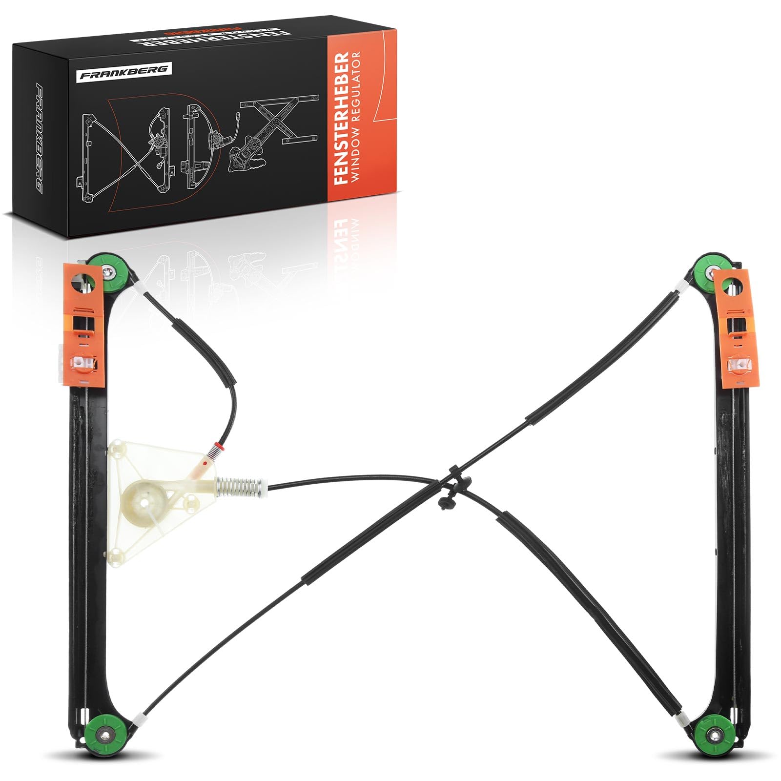 Frankberg Alzacristallo senza motore anteriore destro 8P3837462A | senza motore, davanti, Giusto, 8P3837462A; Compatibile con: A3 8P1