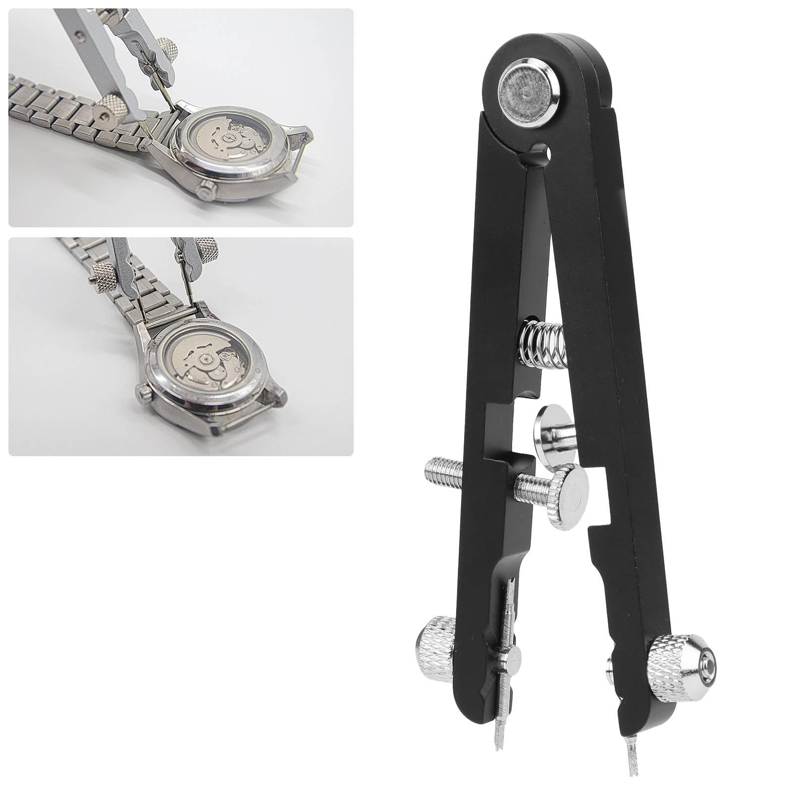 Spring Bar Tang, 6825 Legering Staal Horloge Armband Remover, Horloge Strap Adjuster Tool Spring Bar Standaard Tang Remover Vervangen Verwijderen Tool Pincet Kit voor Rolex en Alle Horloge Strap
