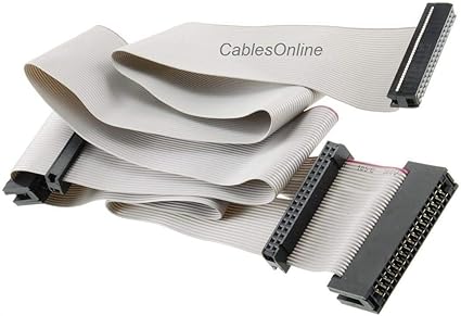 Amazon Cablesonline 36インチ ユニバーサル フロッピードライブ リボンケーブル 3 5インチまたは5 25インチドライブ用 Ff 002 Cablesonline Com Atlantic Computertech Scsiケーブル 通販