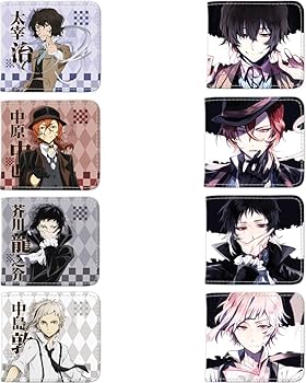 Amazon.co.jp: 文豪ストレイドッグス 財布 二つ折り 中原中也 太宰治