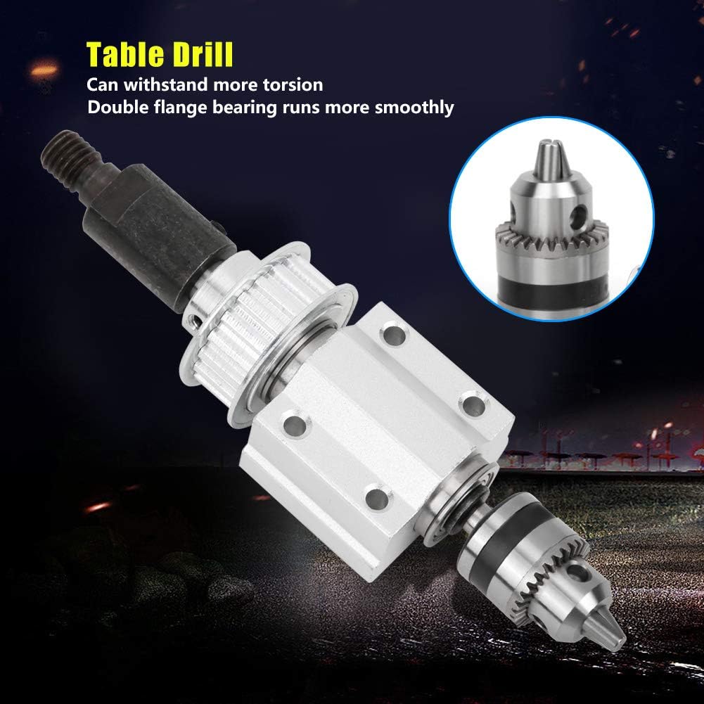 B10 Unpowered Spindle Assembly, Woodworking Cutting Grinding Table Drill Accessory, Heavy Duty Drill Chuck Set, Power Tool Parts Accessories, ANKROYUinh81w5qgs