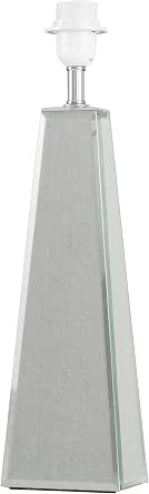 Large Modern Polished Chrome & Mirrored Table Lamp Base : Amazon.co.uk ...