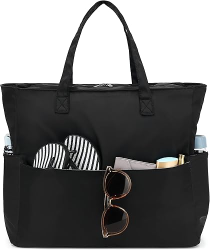 Bolsas impermeables para la playa y la piscina, para mujeres y mujeres, extragrandes, bolsa de transporte con compartimento húmedo para viajes de