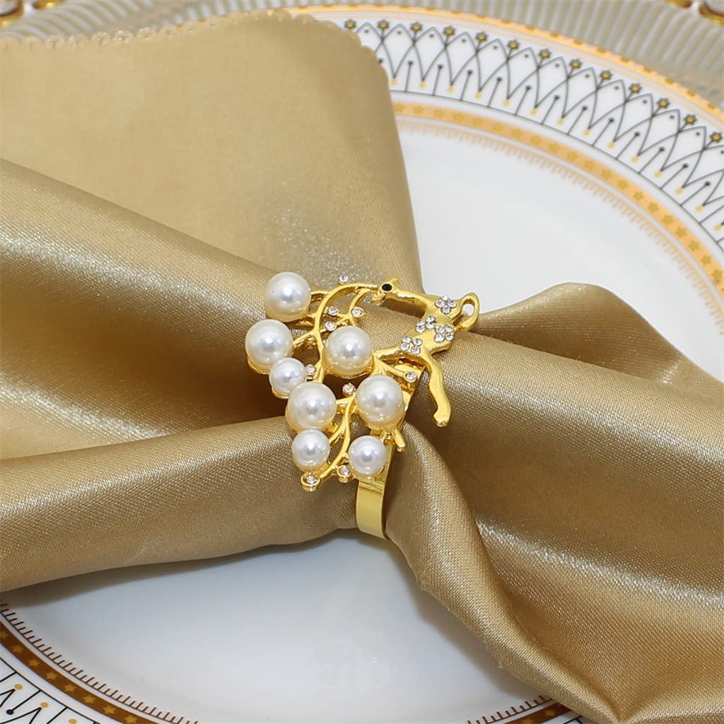 Serviettenringe aus Metall mit Schnalle, geeignet für Hochzeiten, Feiertage und Partys, Tischdekoration, 24 Stück