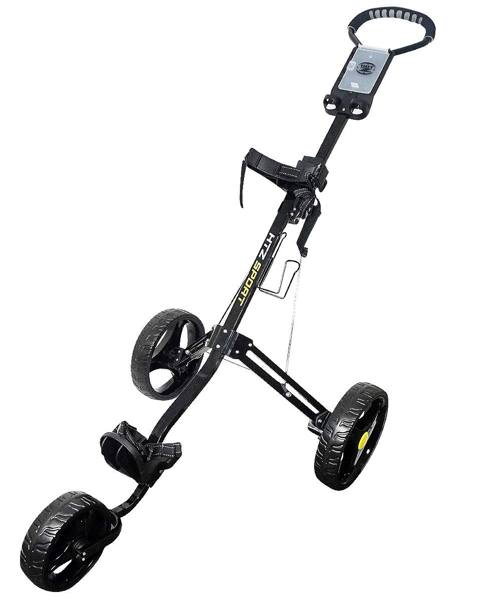 Amazon.com: Hot-Z Golf Sport 3 Wheel Push Cart Black : Sports