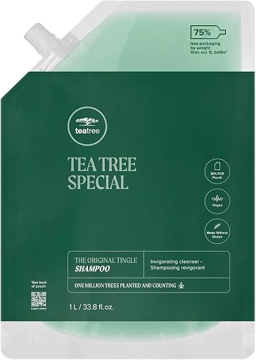 Tea Tree Special Shampoo, Deep Cleans, Refreshes Scalp, Especially Oily Hair, For All Hair Types