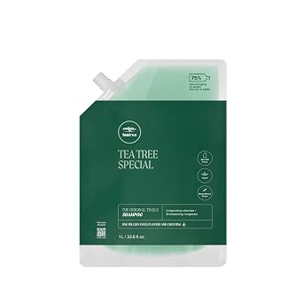 Tea Tree Special Shampoo, Deep Cleans, Refreshes Scalp, Especially Oily Hair, For All Hair Types