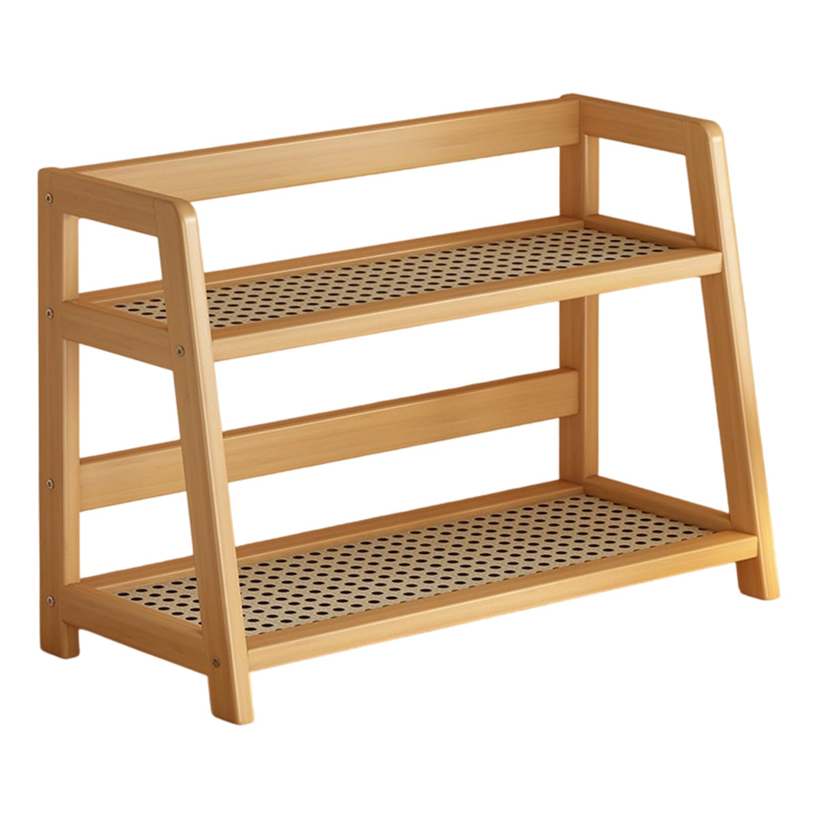 Msioytog Organizers for Home Use Double Layer for Cups Books More Items Home Storage Shelf