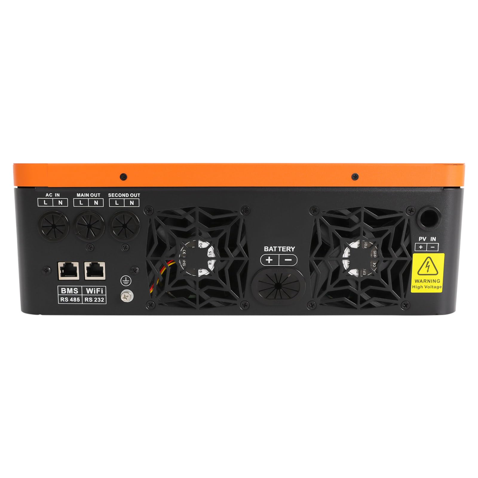 inversor hibrido 24v, CC 6200 W y CA 230 V, Todo en uno, Cargador híbrido, con batería de Litio de Plomo de 24 V y Pantalla LCD para casa, Autocaravana, camión