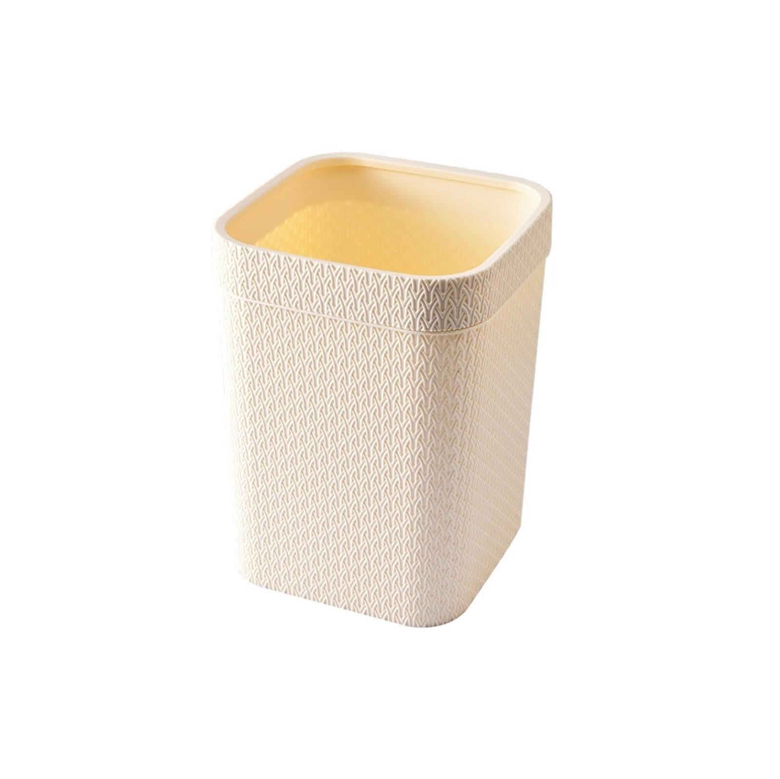 Mülleimer Innenbad, Toilette, Mülltonne Küchenabfalleimer(Weiß)