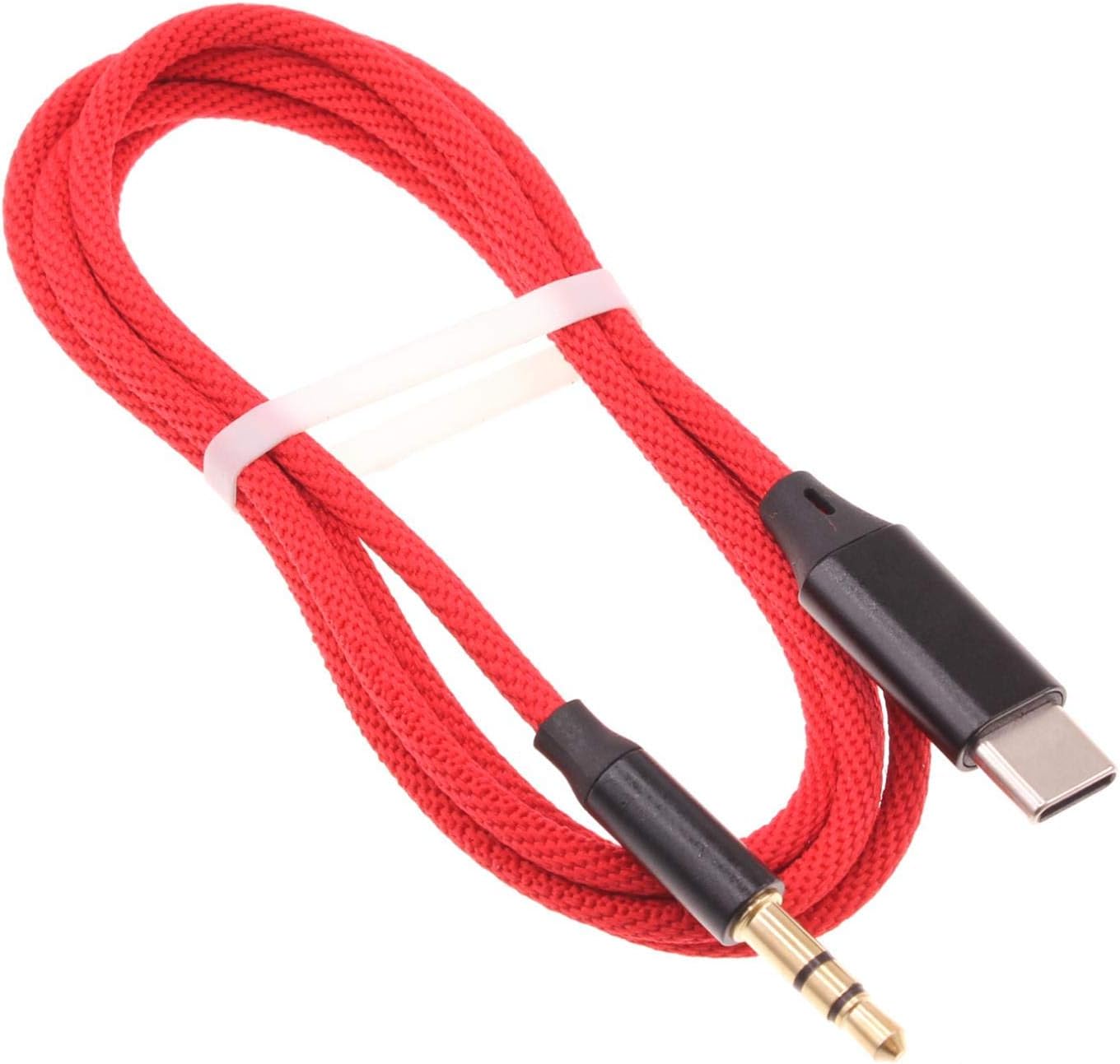 Aux Cable USBC to 3.5mm Audio Cord Car Stereo Auxin