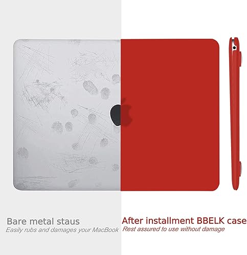 Miniatura 3 de B BELK Funda compatible con MacBook Air de 13 pulgadas 2022 2021 2020 2019 2018 A2337 M1 A2179 A1932 Touch ID, carcasa rígida de plástico mate para