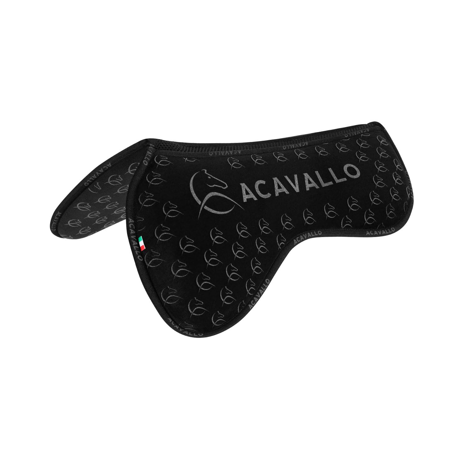 Acavallo SALVAGARRESE Close Contact & Memory Foam Mezzo Pad Grip System in Silicone Nero L