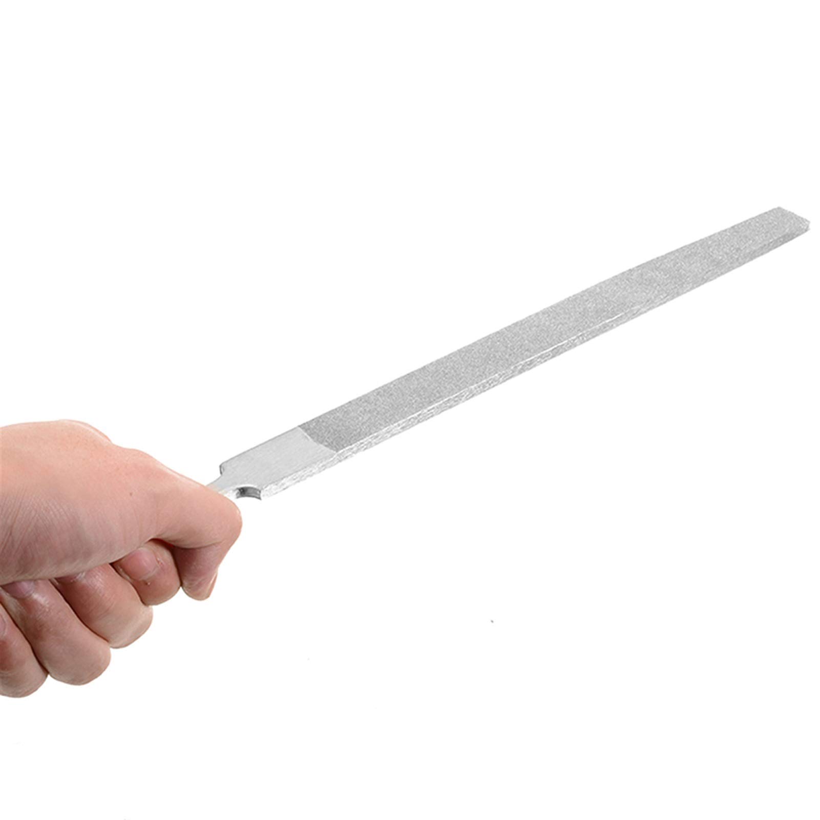 Limas de metal for acero, herramientas mecánicas, lima de escofina de metal, lima de 10 '', 250 mm, aleación de grano 120, lima plana recubierta de diamante, limas largas de piedra for herramientas ma