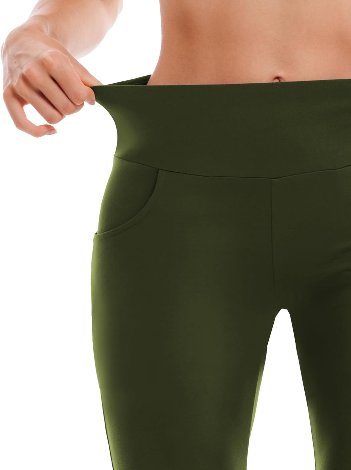 Ipletix Flare Leggings for Women-Bootcut Yoga Pants for Women High Waisted Flared Leggings Dress Pants - Image 3