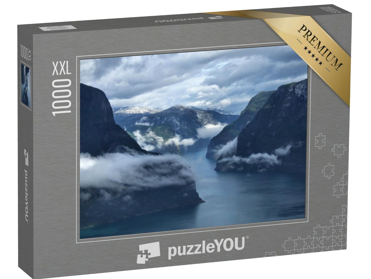 Puzzle 1000 pièces XXL « Paysages Sauvages près de Flam et Aurland - Norvège »
