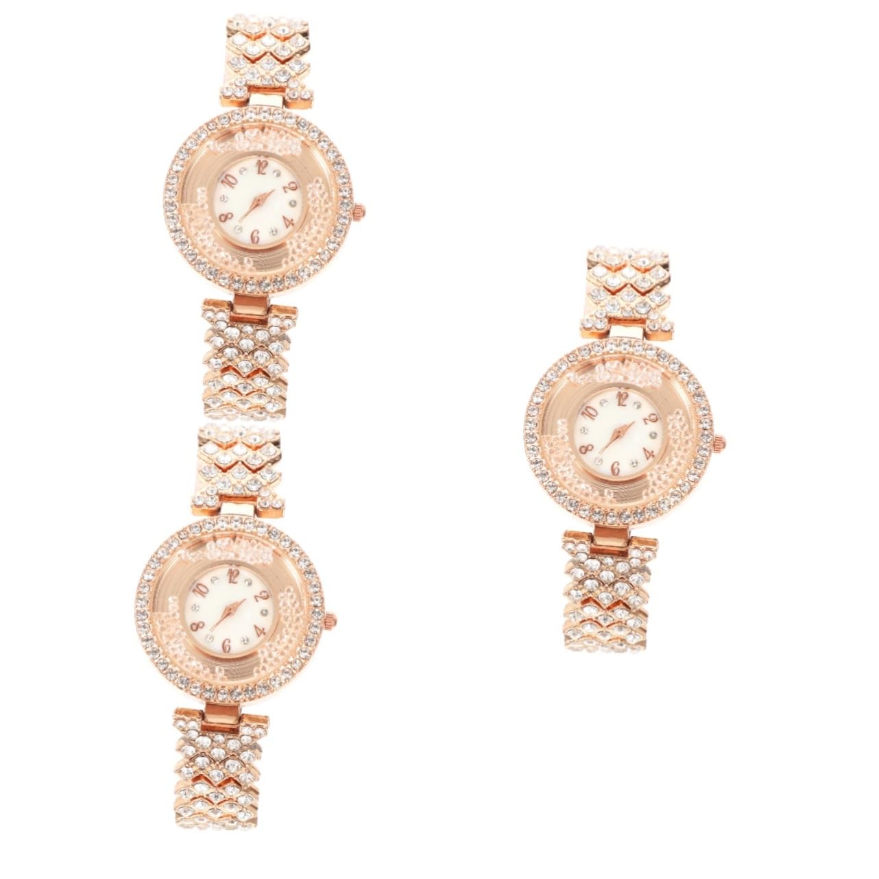 3stücke Elegante Damen Armbanduhr Mit Strasssteinen Verstellbares Metallarmband Stilvolle Uhr Für Jeden Anlass Perfektes Für Frauen Und Freundinnen