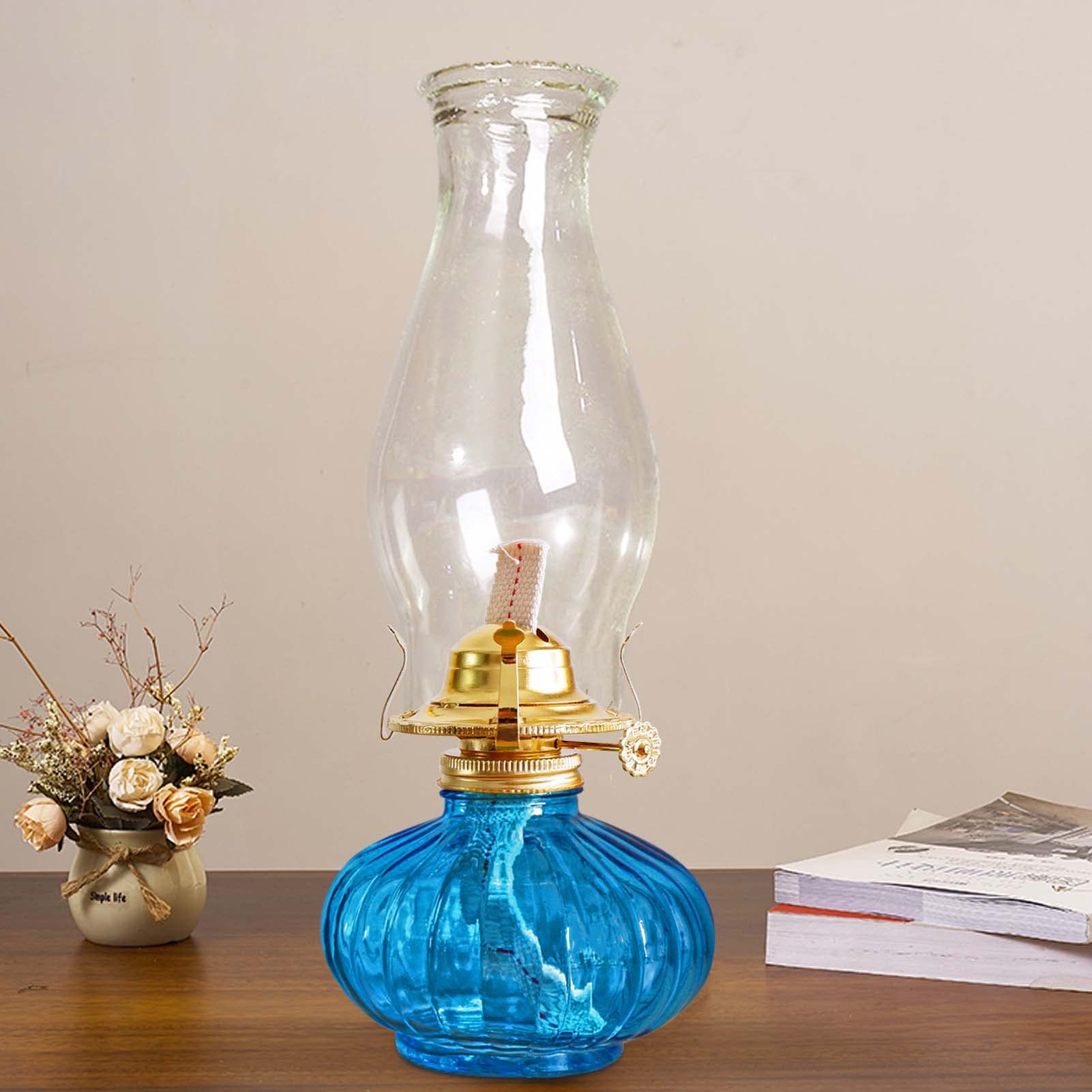 Petrole Pour Lampe À Petrole Verre Kérosène Lampe À Huile Chambre Lampe À Huile 3 Pièces Chambre