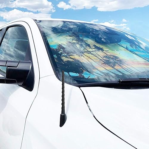 Miniatura 2 de VOFONO Antena corta compatible con Ford F150 F-150 Dodge RAM 150 2009-2022, Dodge RAM 1500, antena de camioneta para automóvil, Ford F150, Dodge RAM