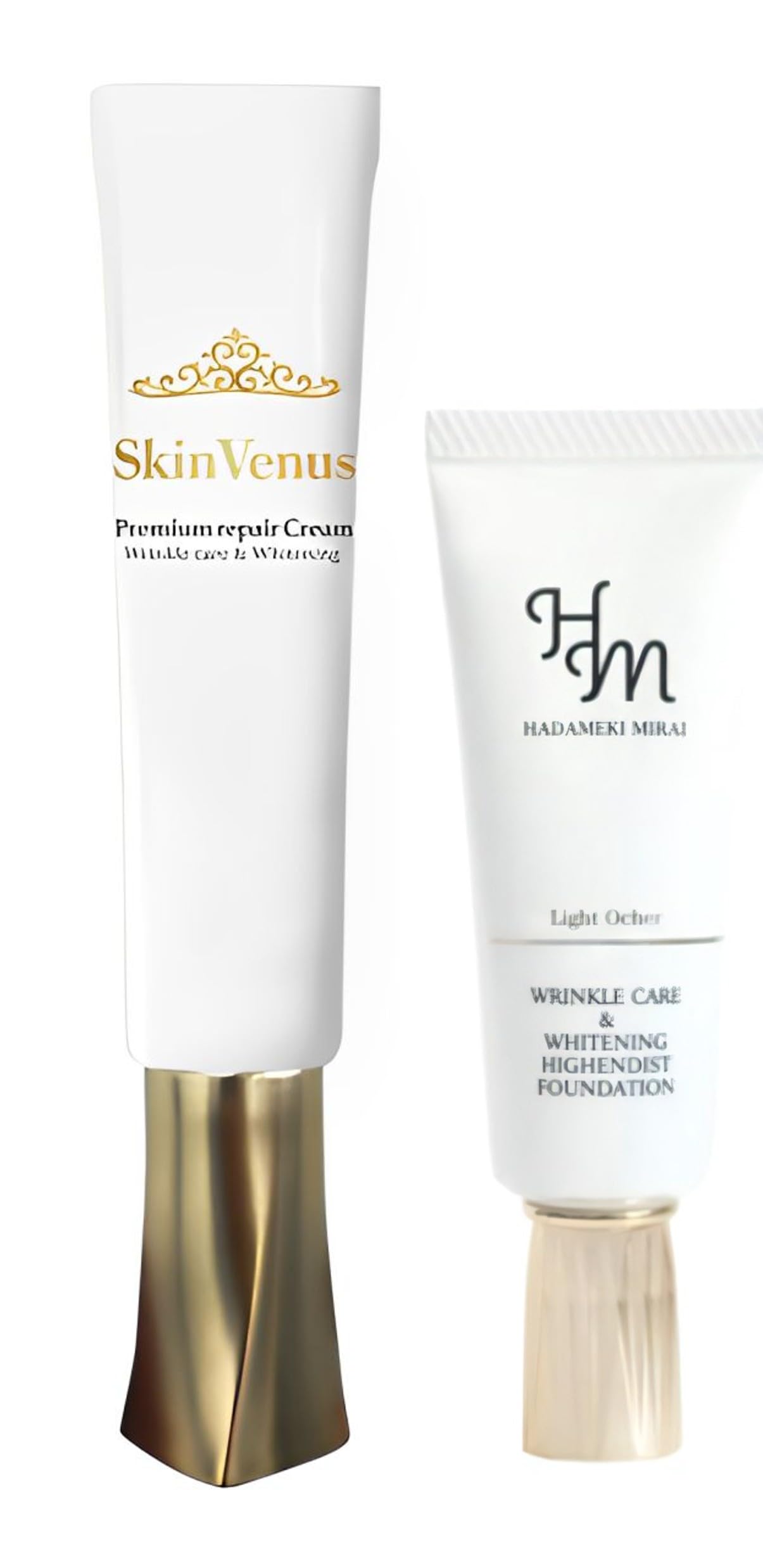 ★スキンヴィーナス リンクルホワイトクリーム ＆美白リキッドファンデーション★ Amazon | スキンヴィーナス スキンビーナス Skin Venus プレミアム