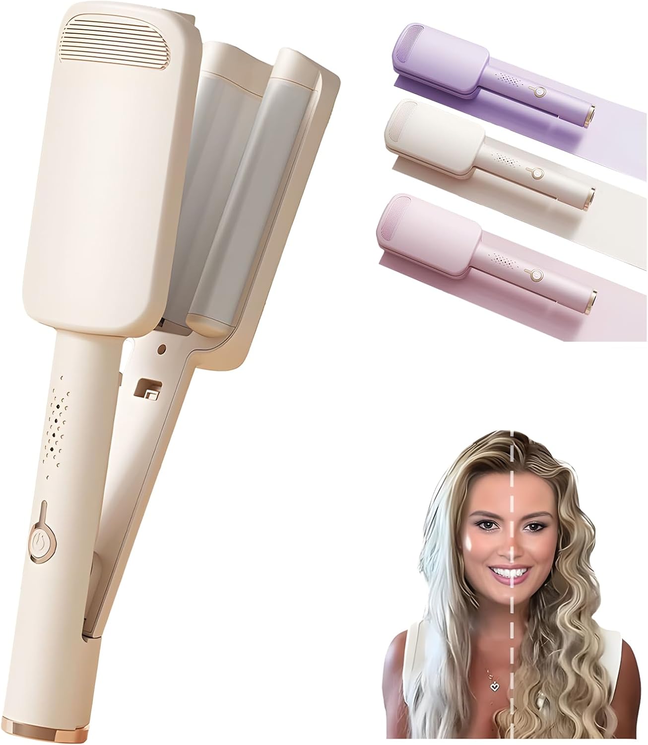Waver Curling Iron Hair Waver Crimper, Beach Waves UK Ubuy