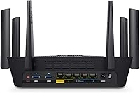 Vista 3 de Linksys Max-Stream AC4000 MU-MIMO Router Wi-Fi Tri-Banda, compatible con Alexa (EA9300) (Renovado)