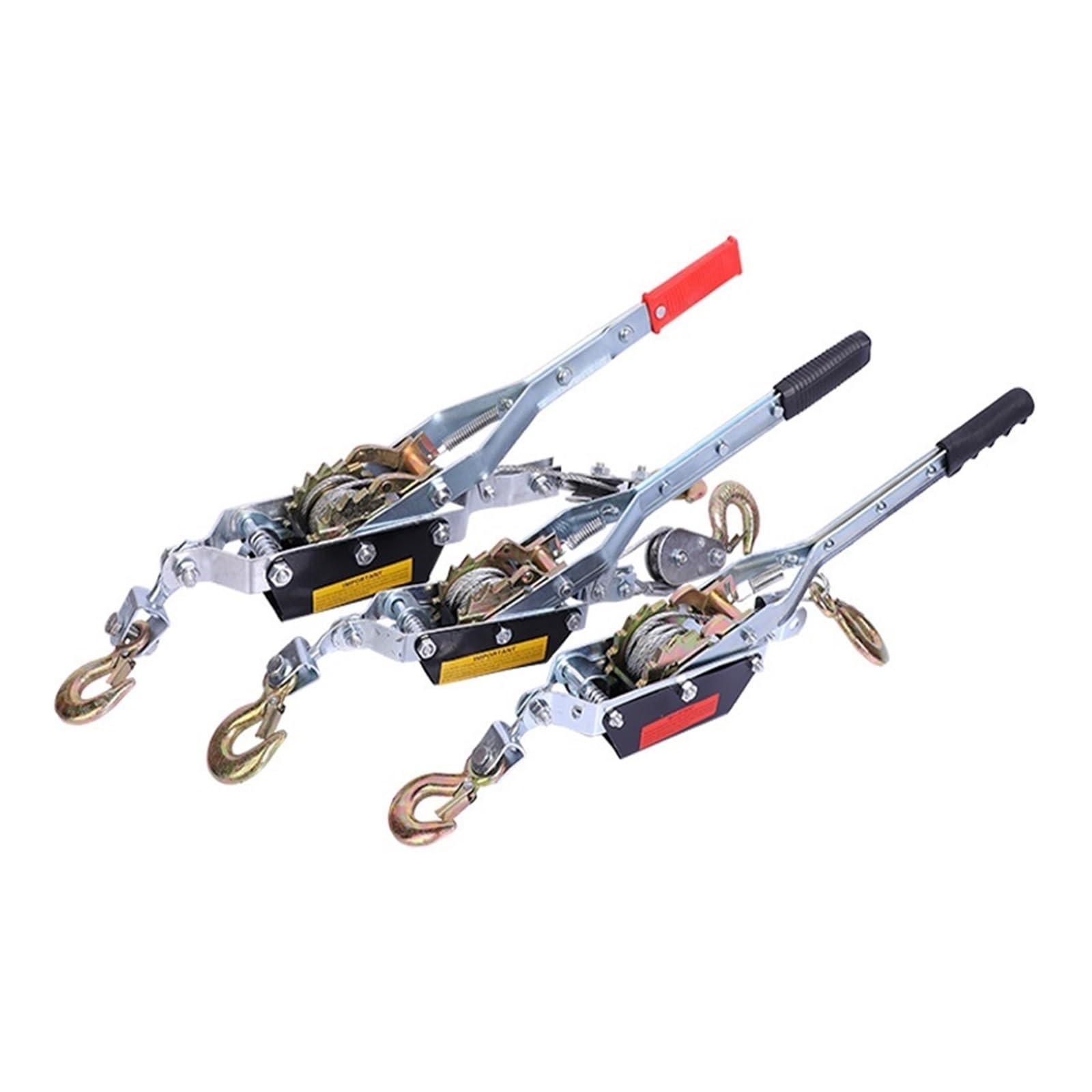 Elektrische Seilwinde, 4T 2m Drahtseil Manueller Spanner Ratsche Doppelhakenspanner Windenbefestigungsseil Seilspanner für Autoladung, für Garage, Lagerhallen, Fabriken
