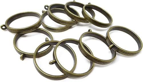 Honbay 10 colgantes de marco redondo de 0.984in para hacer joyas disponible en Yaxa Peru