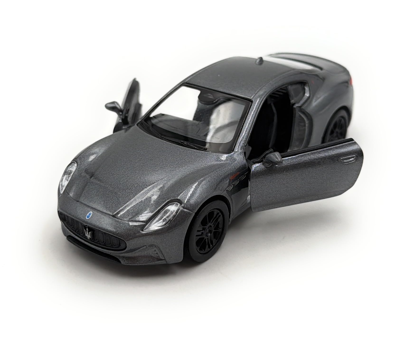 Toi-Toys Welly Maserati Gran Tourismo Folgoro model car, miniature vehicle, scale 1:39 / length 12cm, grey