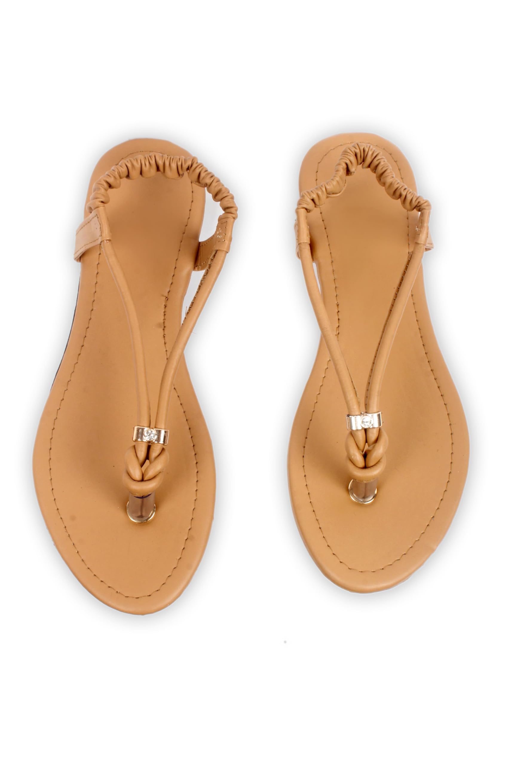 Parroty Womens Leather Slip on Ankle Strap Comfortable Flat Sandle (Beige-8) (B0D6YY7LZ8) Amazon Price History, Amazon Price Tracker