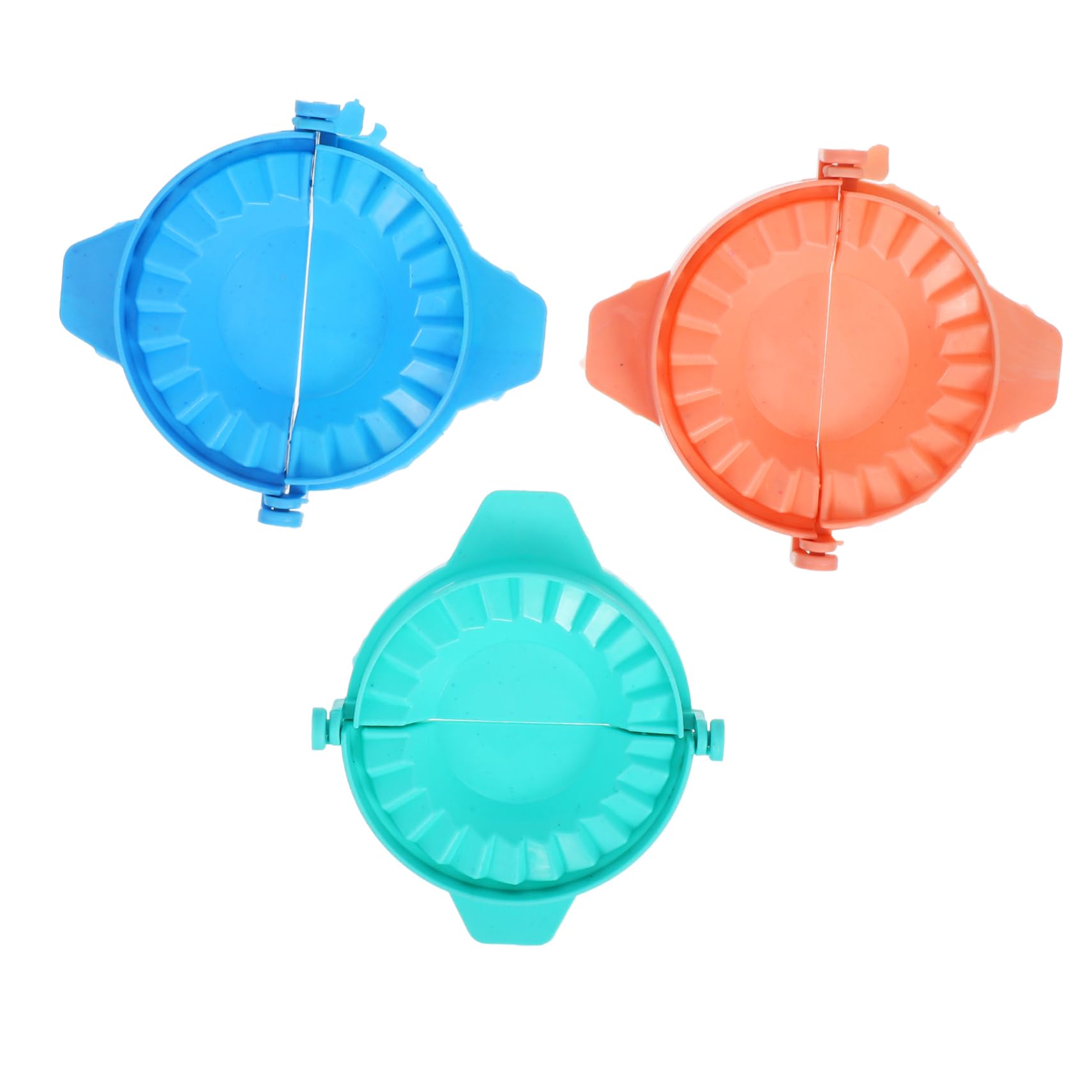 Alipis 3pcs Dumpling Press Maker Reusable Wonton Mold for Dumplings Ravioli and Empanadas Food-grade Material Kitchen Tool for Versatile Pastry Making